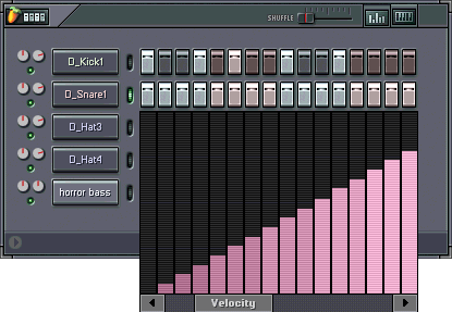 Step Sequencer | Volume Bar